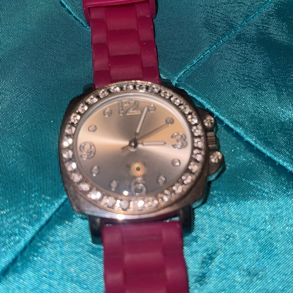 Pink Blingy Watch